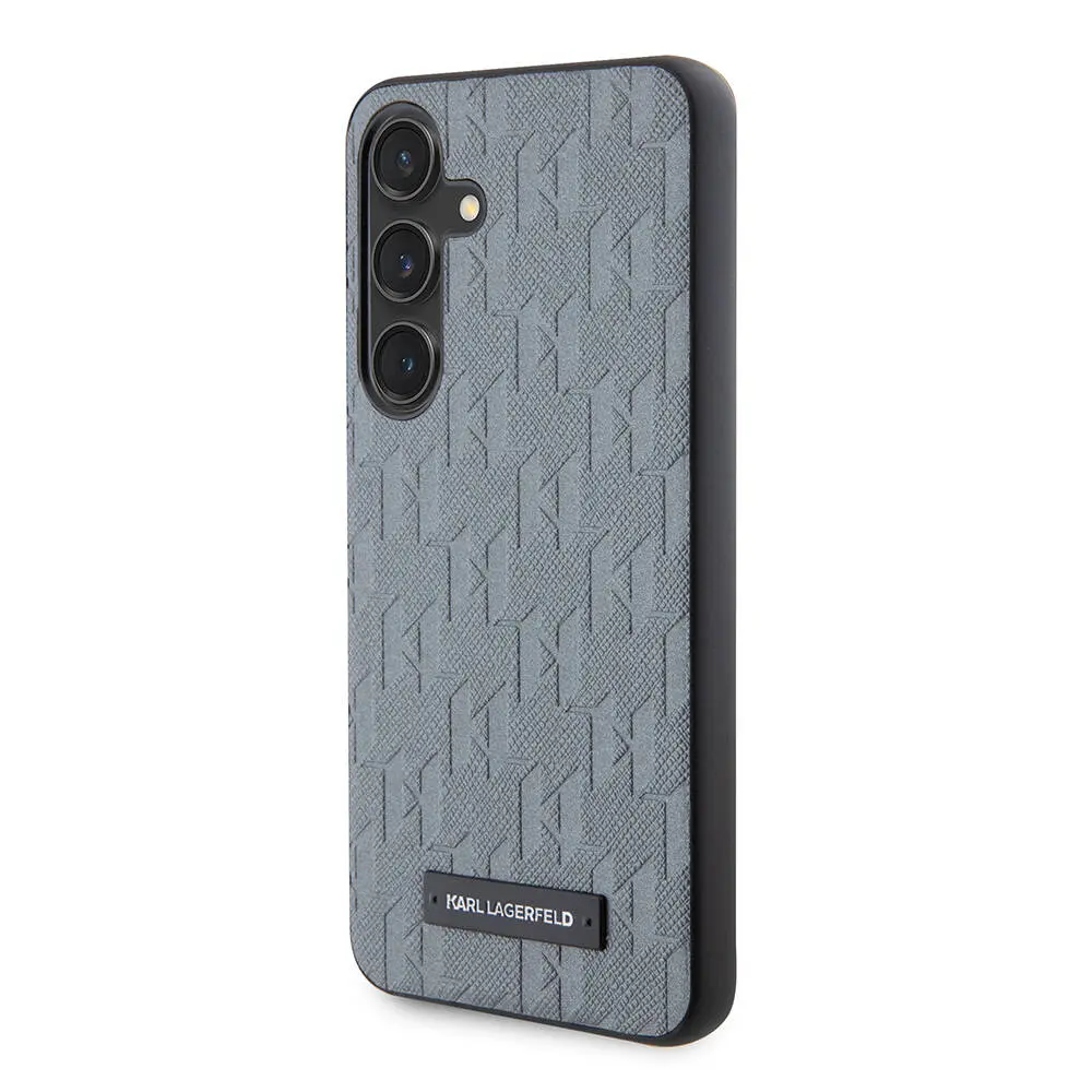 Galaxy S24 Kılıf Saffiano Monogram Metal Logo - Karl Lagerfeld