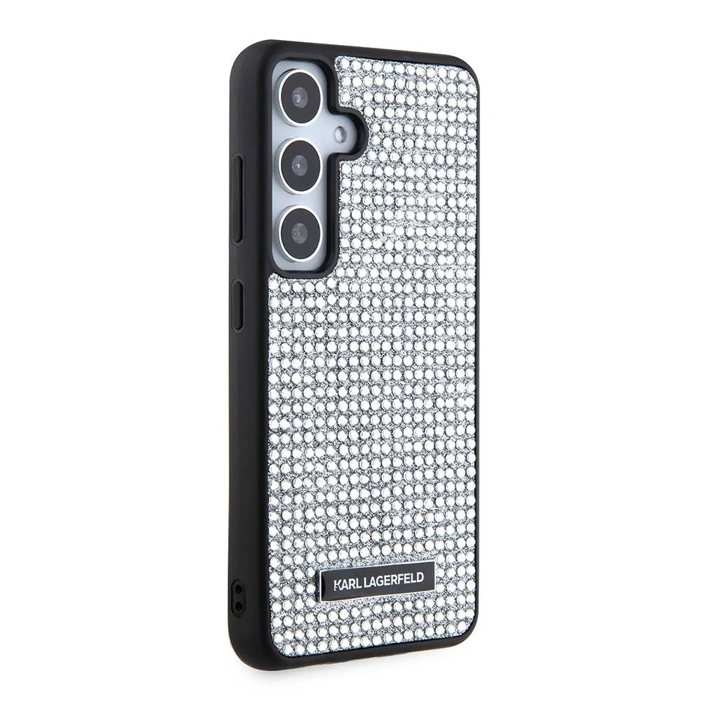 Galaxy S24 Taşlı Metal Logo Kılıf - Karl Lagerfeld Lisanslı