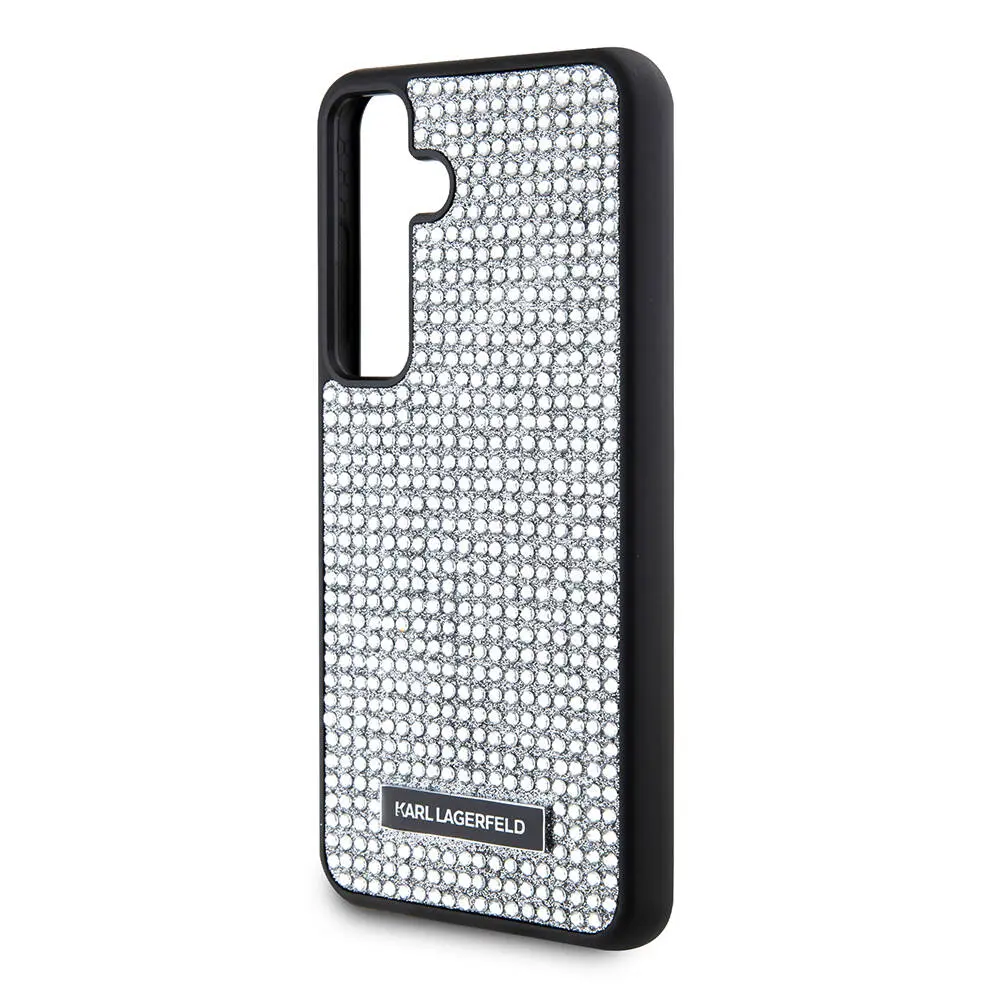 Galaxy S24 Taşlı Metal Logo Kılıf - Karl Lagerfeld Lisanslı