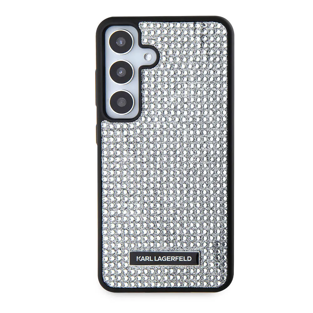 Galaxy S24 Taşlı Metal Logo Kılıf - Karl Lagerfeld Lisanslı