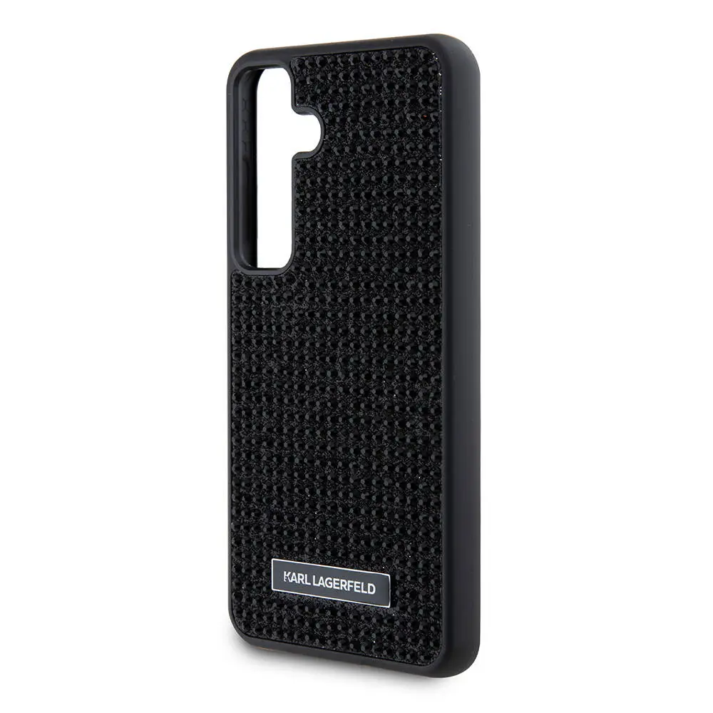 Galaxy S24 Taşlı Metal Logo Kılıf - Karl Lagerfeld Lisanslı