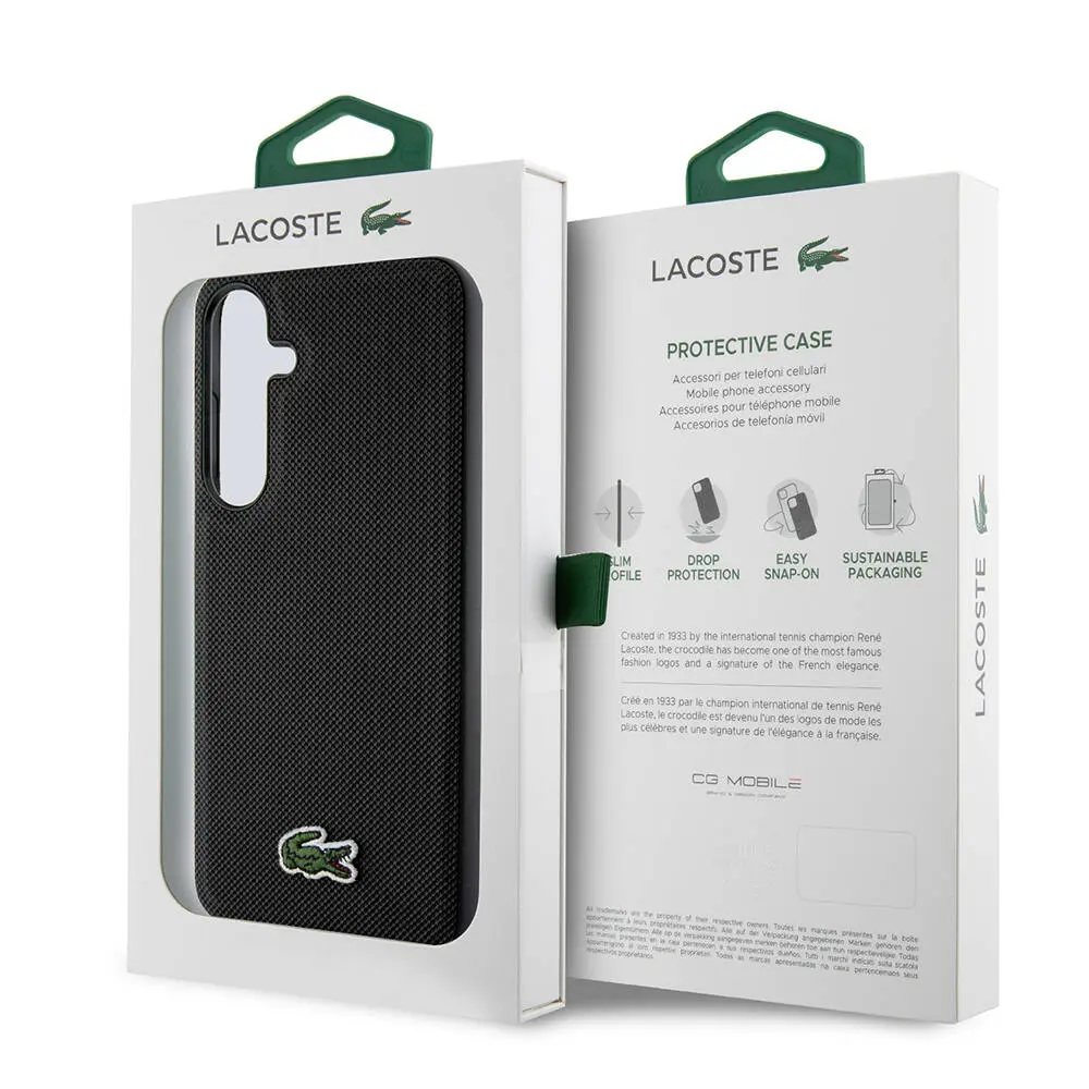 Galaxy S24 PU Pike Desenli Lisanslı Kılıf - Lacoste