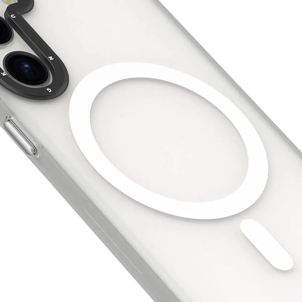 Galaxy S24 MagSafe Uyumlu Şeffaf Kılıf - Youngkit Hidden Sand
