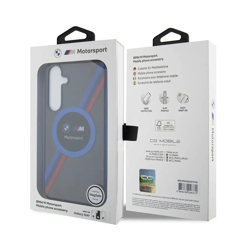 Galaxy S24 Plus Kılıf, BMW M Logolu Motorsport Circle - Siyah