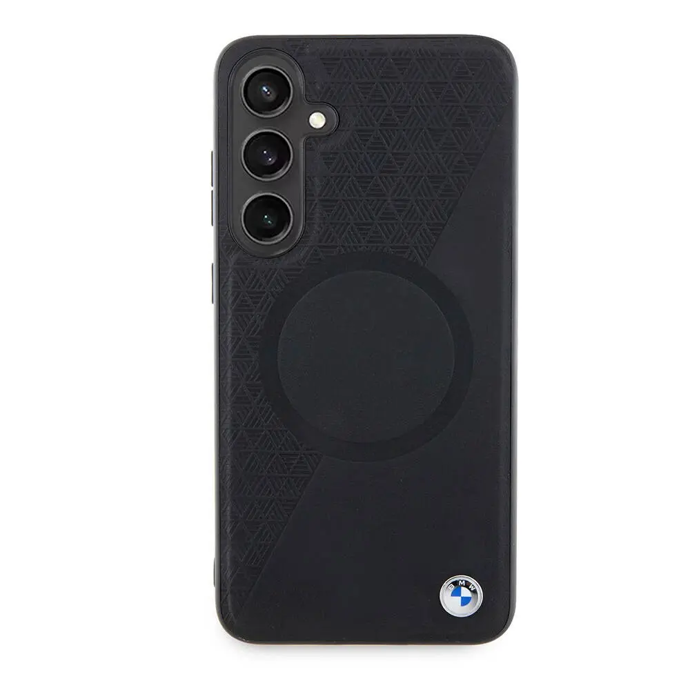 Galaxy S24 Plus MagSafe Uyumlu Deri Kılıf - BMW Circle Lisanslı