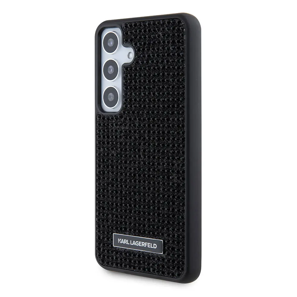 Galaxy S24 Plus Kılıf, Taşlı Metal Logo - Karl Lagerfeld Lisanslı