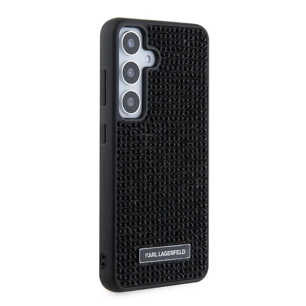 Galaxy S24 Plus Kılıf, Taşlı Metal Logo - Karl Lagerfeld Lisanslı