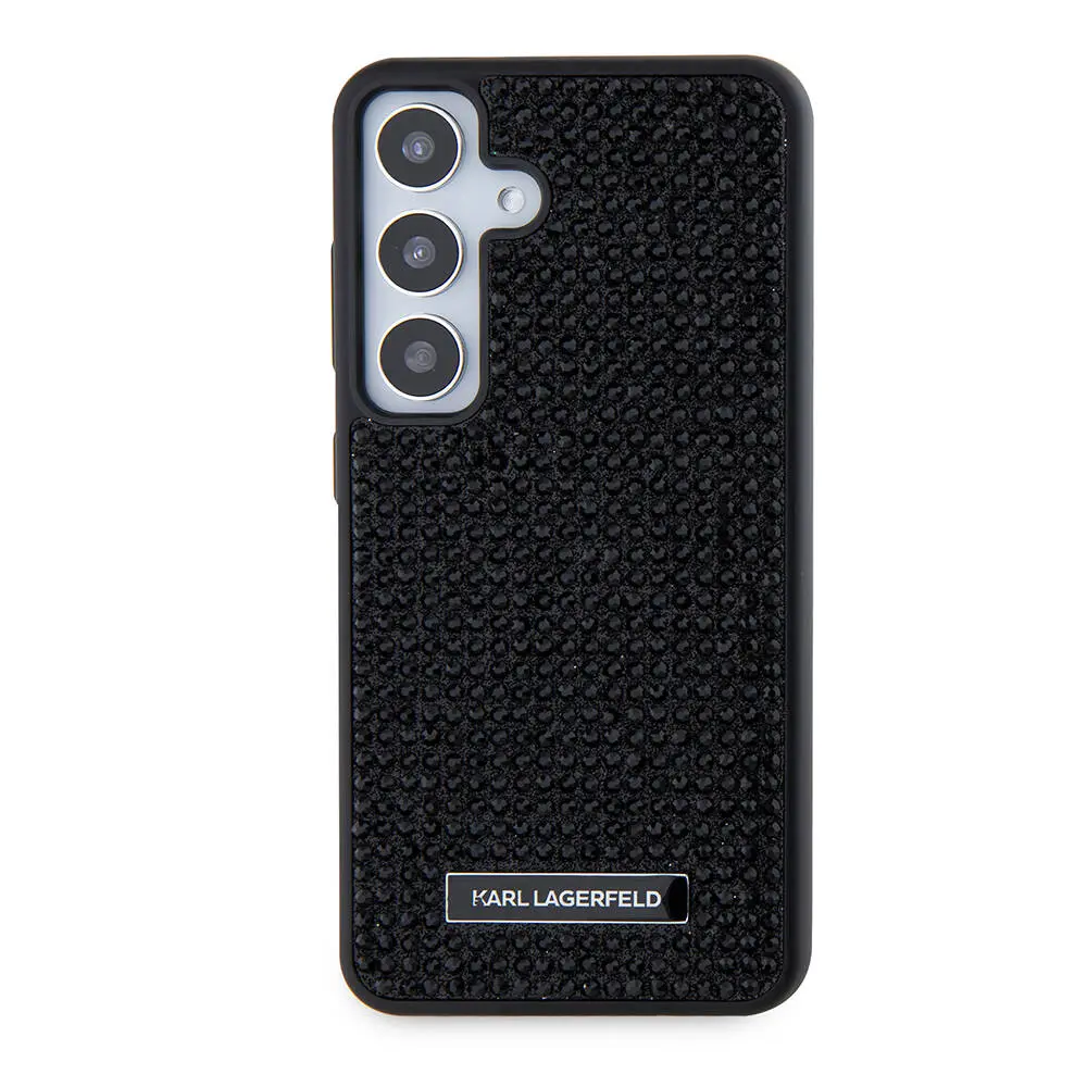 Galaxy S24 Plus Kılıf, Taşlı Metal Logo - Karl Lagerfeld Lisanslı