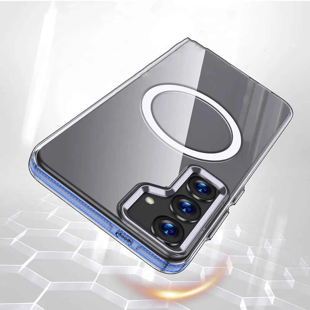 Galaxy S24 Plus MagSafe Uyumlu Şeffaf Kılıf - Wlons Efsane Kapak