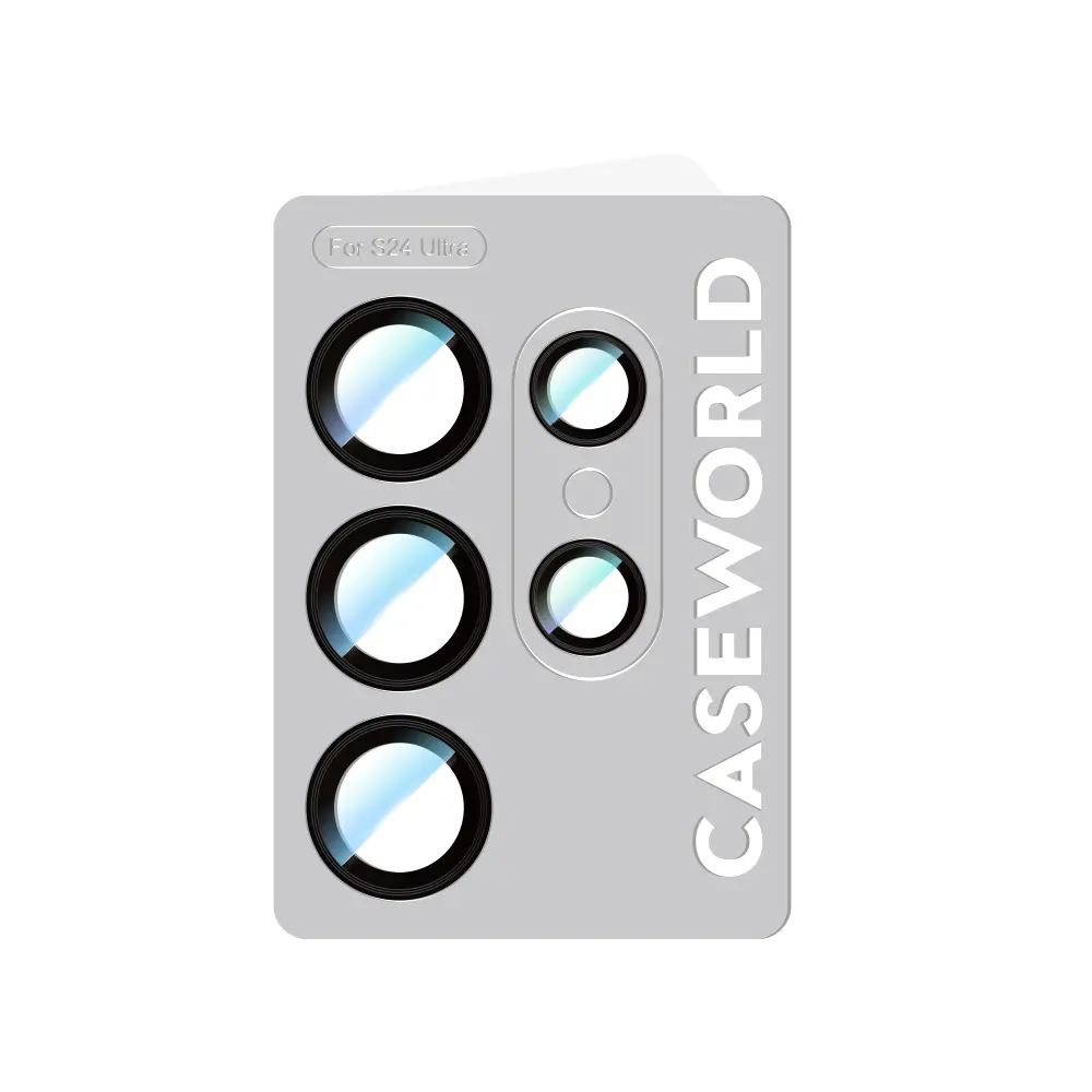 Galaxy S24 Ultra Kamera Lens Koruyucu - CaseWorld Alloy Serisi