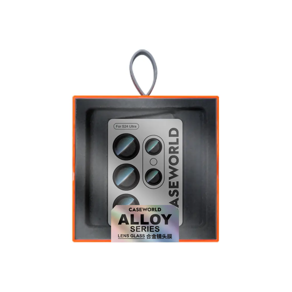 Galaxy S24 Ultra Kamera Lens Koruyucu - CaseWorld Alloy Serisi