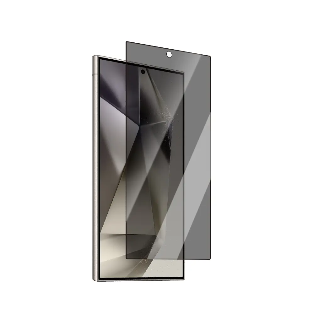 Galaxy S24 Ultra Gizlilik Filtreli Temperli Cam Ekran Koruyucu - CaseWorld HD Privacy