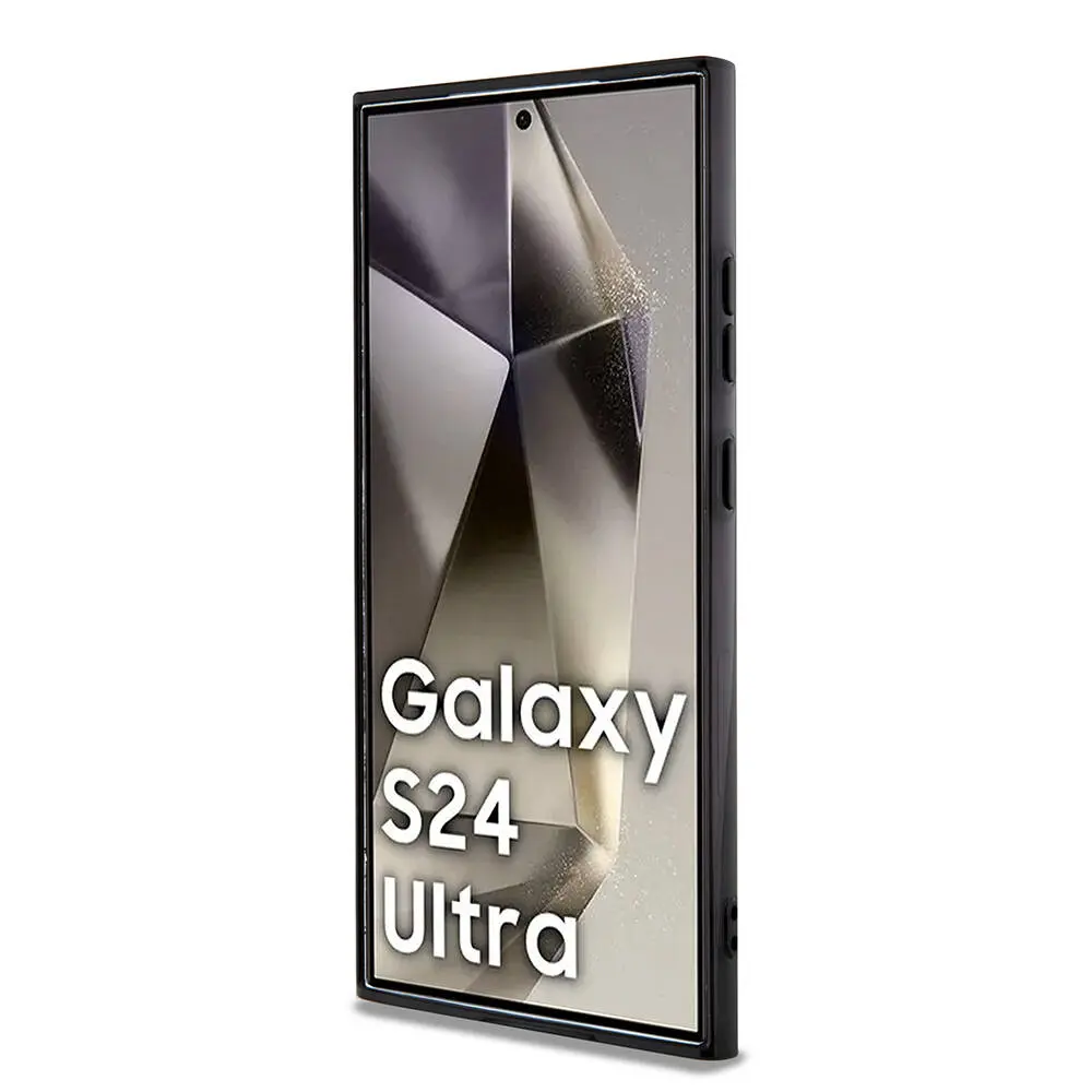 Galaxy S24 Ultra Çift Katmanlı Lisanslı Kılıf - AMG Dörtgen Şerit Desenli