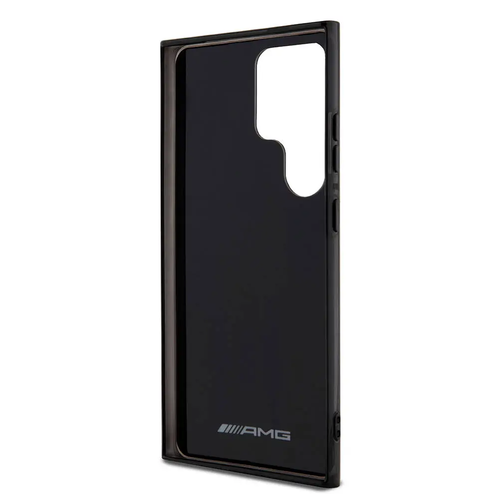 Galaxy S24 Ultra Çift Katmanlı Lisanslı Kılıf - AMG Dörtgen Şerit Desenli