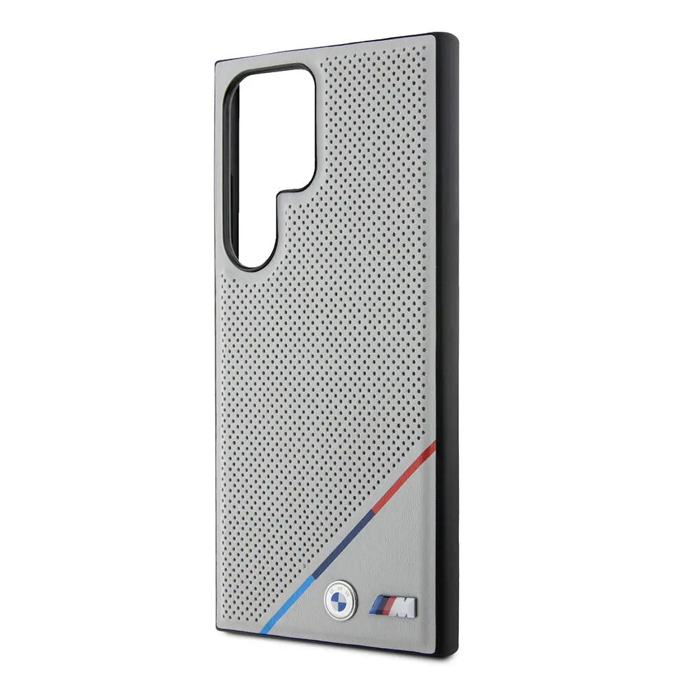 Galaxy S24 Ultra MagSafe Uyumlu Deri Kılıf - BMW M Logolu