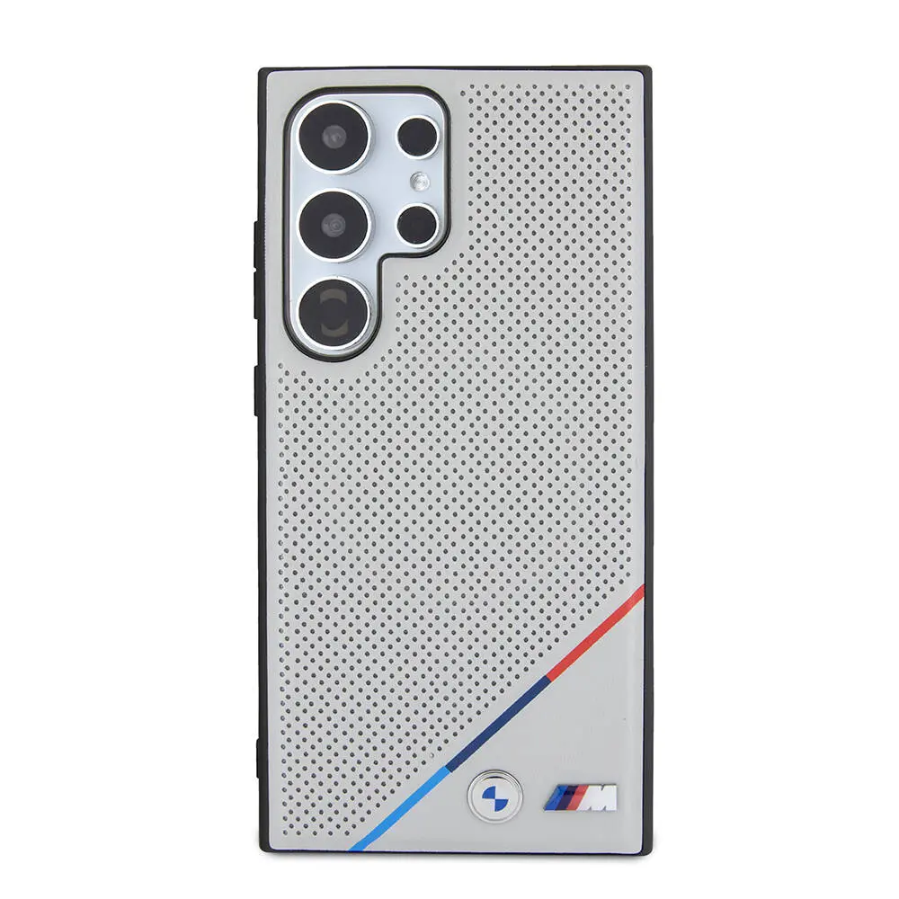 Galaxy S24 Ultra MagSafe Uyumlu Deri Kılıf - BMW M Logolu