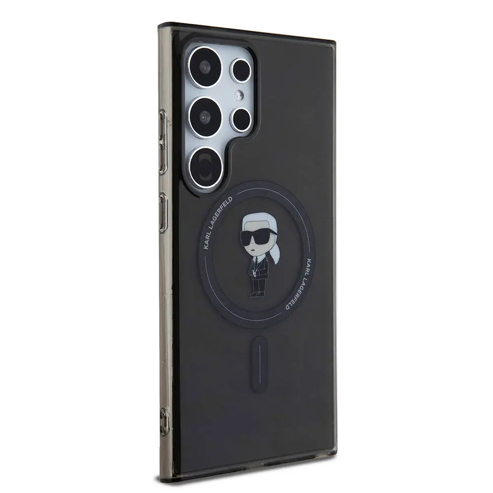 Galaxy S24 Ultra MagSafe Uyumlu Kılıf - Karl Lagerfeld Karl Head IML Baskılı