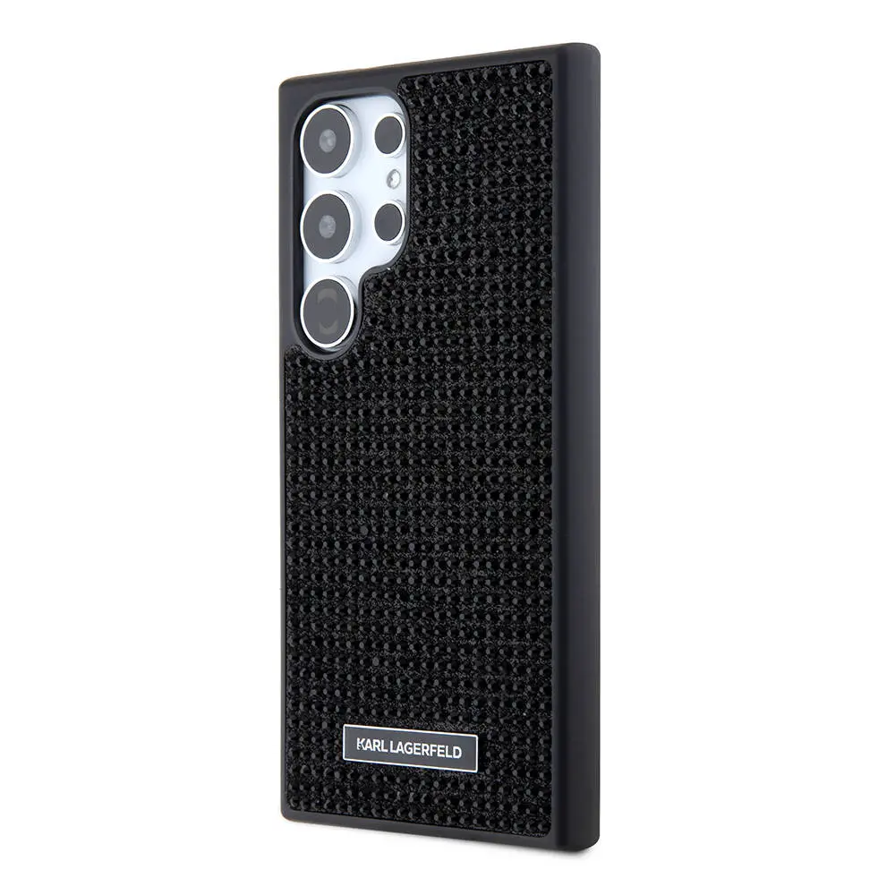 Galaxy S24 Ultra Kılıf, Taşlı Metal Logo - Karl Lagerfeld Lisanslı