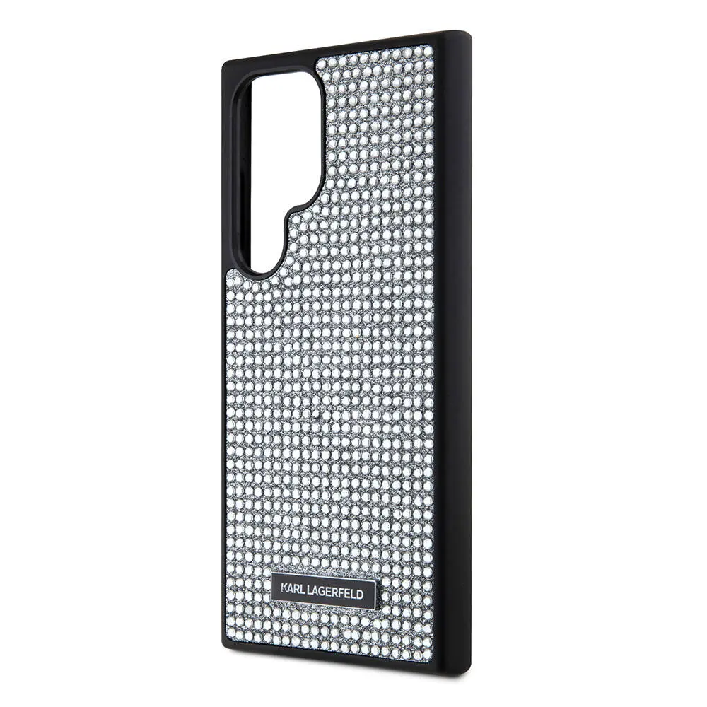 Galaxy S24 Ultra Kılıf, Taşlı Metal Logo - Karl Lagerfeld Lisanslı