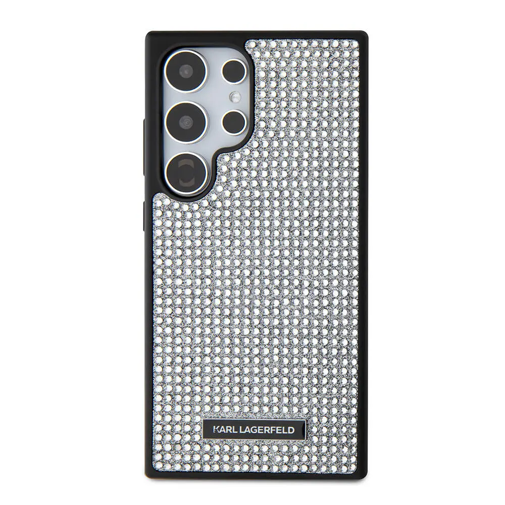 Galaxy S24 Ultra Kılıf, Taşlı Metal Logo - Karl Lagerfeld Lisanslı