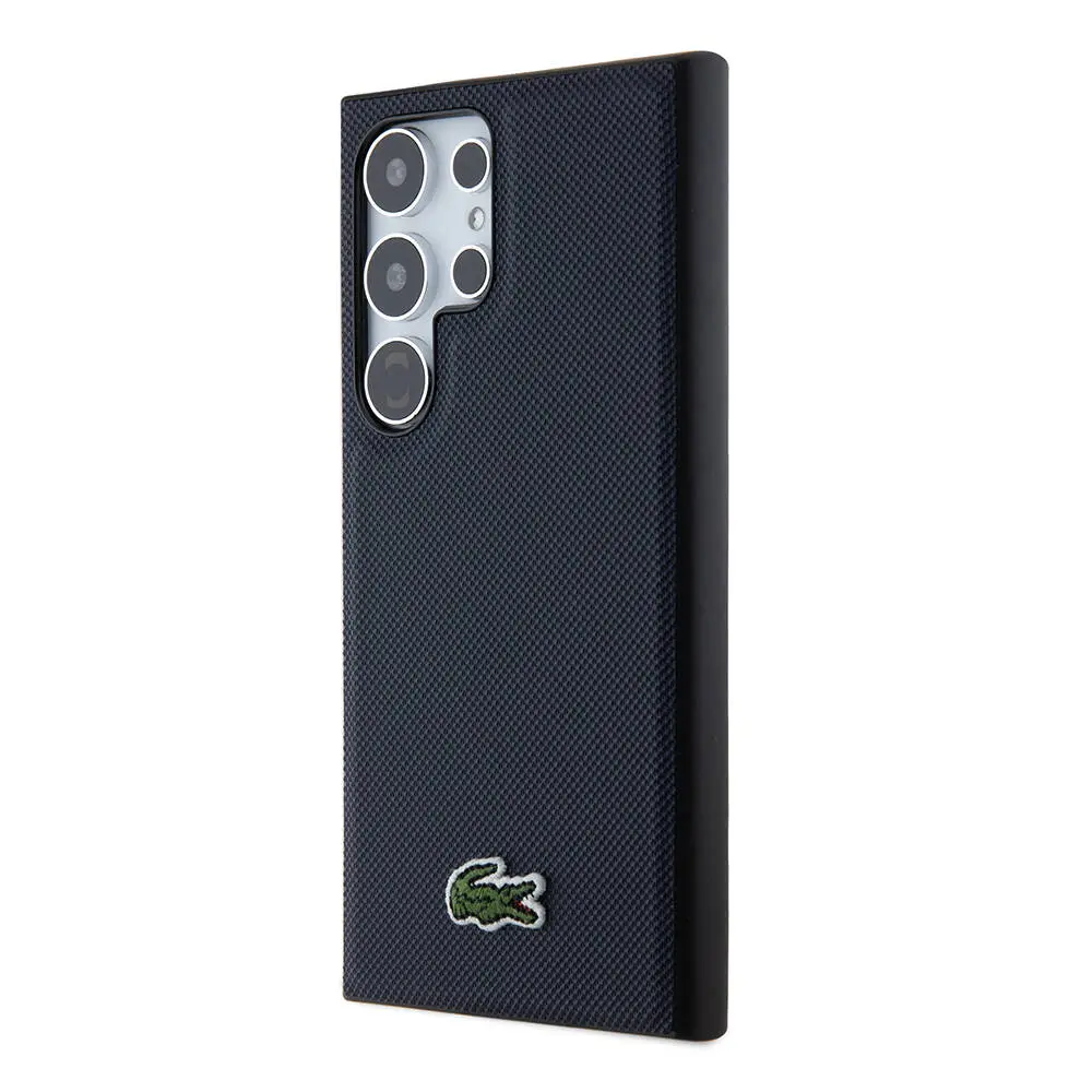 Galaxy S24 Ultra Lacoste Lisanslı PU Pike Desenli Kılıf