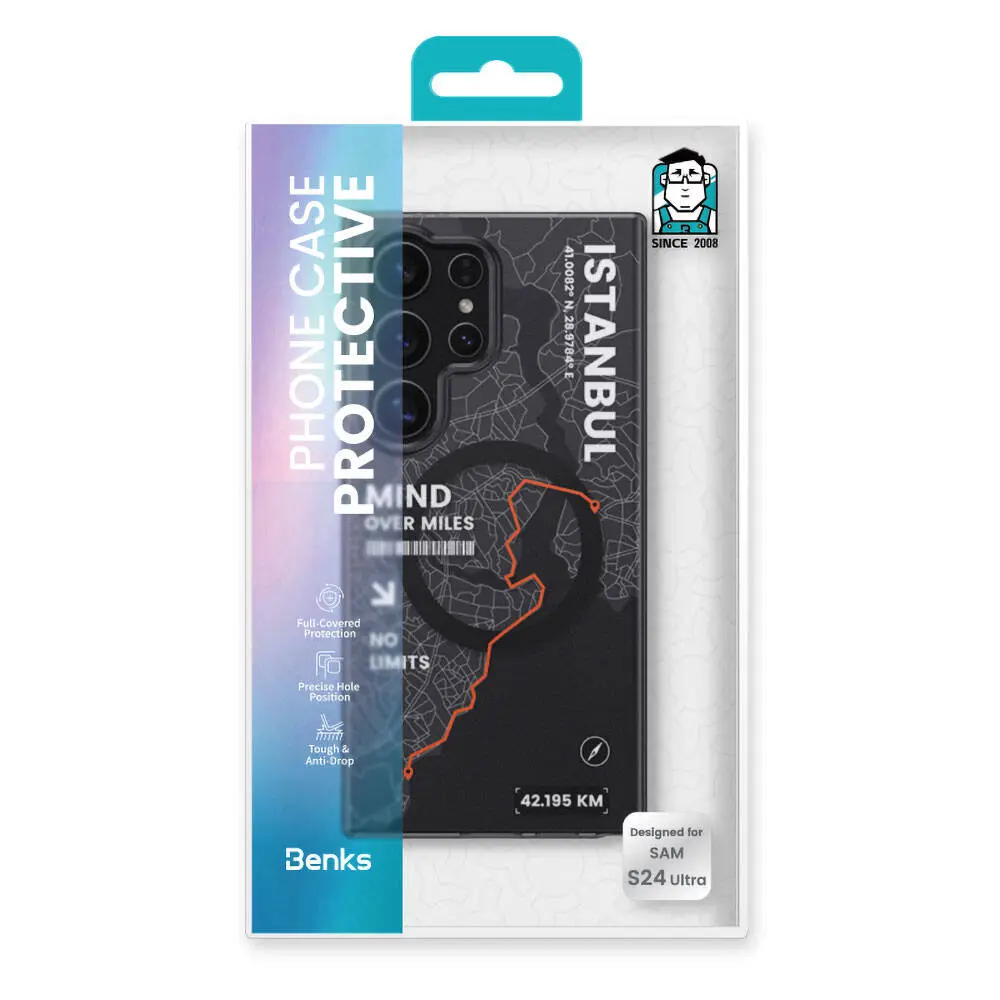 Galaxy S24 Ultra MagSafe Uyumlu Kılıf - Benks City Serisi