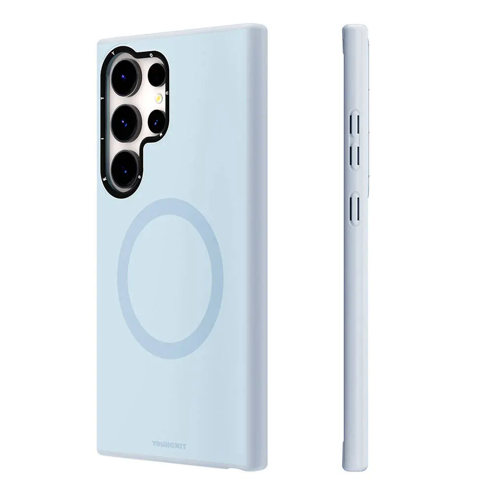 Galaxy S24 Ultra MagSafe Uyumlu Mat Kılıf - Youngkit Velvet