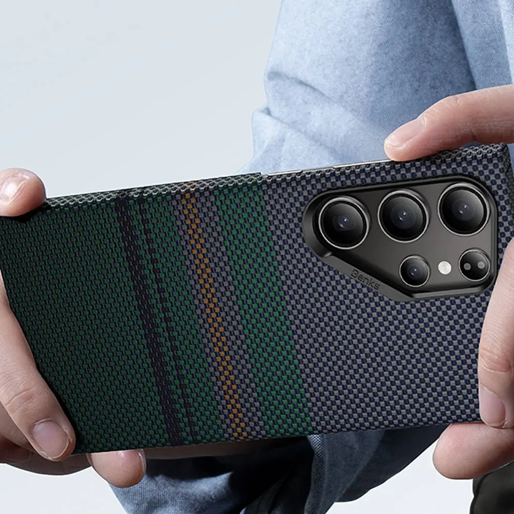 Galaxy S24 Ultra MagSafe Uyumlu Kevlar Kılıf - Benks Aurora ArmorAir