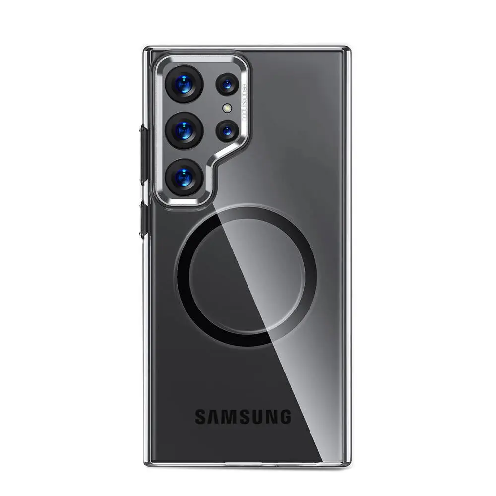 Galaxy S24 Ultra MagSafe Uyumlu Şeffaf Kılıf - Wlons Efsane Kapak