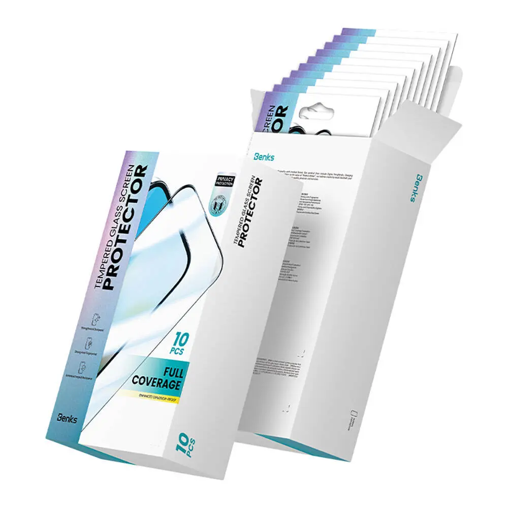 Galaxy S24 Ultra Gizlilik Filtreli Ekran Koruyucu 10'lu Paket - Benks Privacy Air Shield