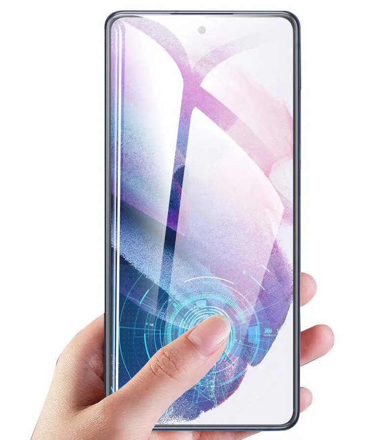 Galaxy S24 Tam Kaplama 9H Temperli Cam Ekran Koruyucu - Zore Dias