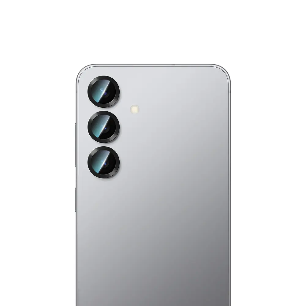 Galaxy S25 Kamera Lens Koruyucu, Oleofobik ve Yansıma Önleyici - CaseWorld Alloy
