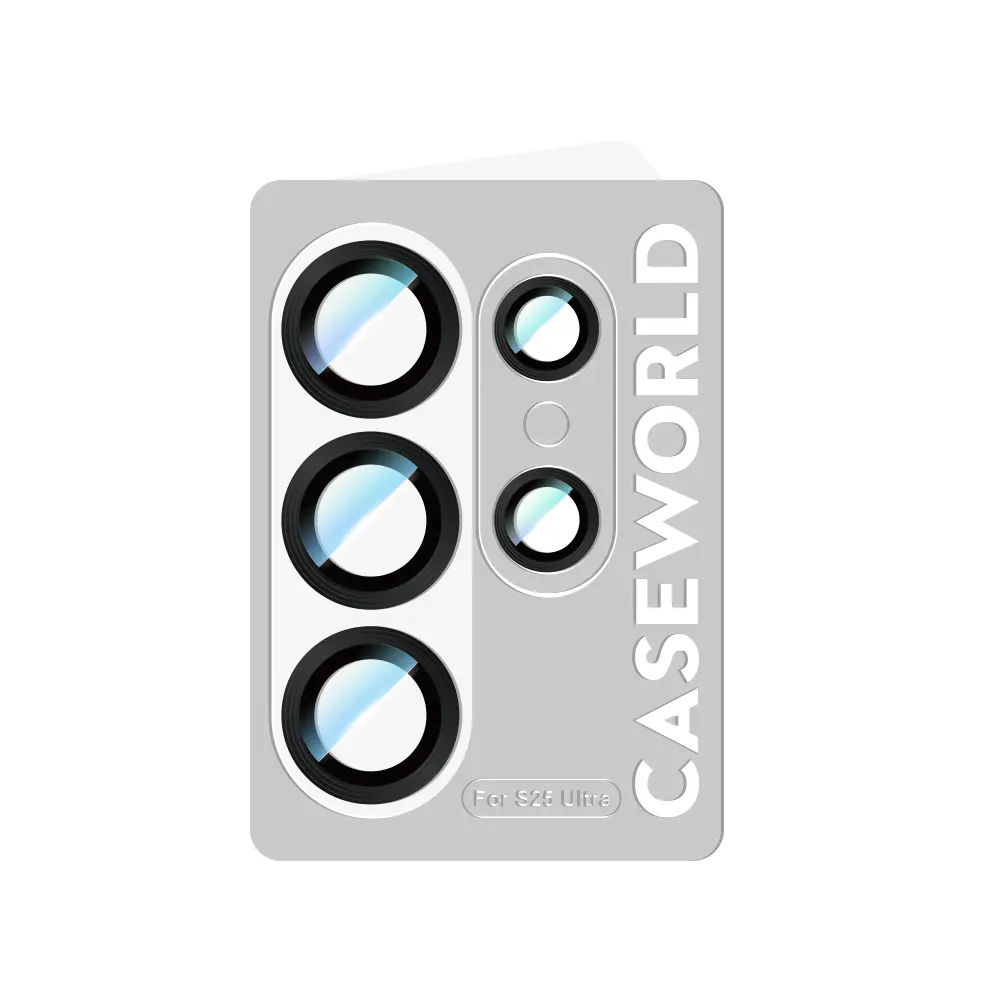 Galaxy S25 Ultra Kamera Lens Koruyucu - CaseWorld Alloy Serisi