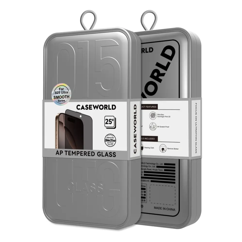 Galaxy S25 Ultra Gizlilik Filtreli Temperli Cam Ekran Koruyucu - CaseWorld HD Privacy