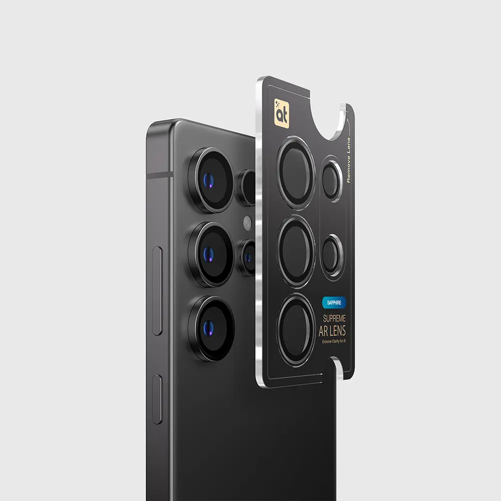 Galaxy S25 Ultra Kamera Lens Koruyucu, Safir Kaplamalı - Amazingthing Titan