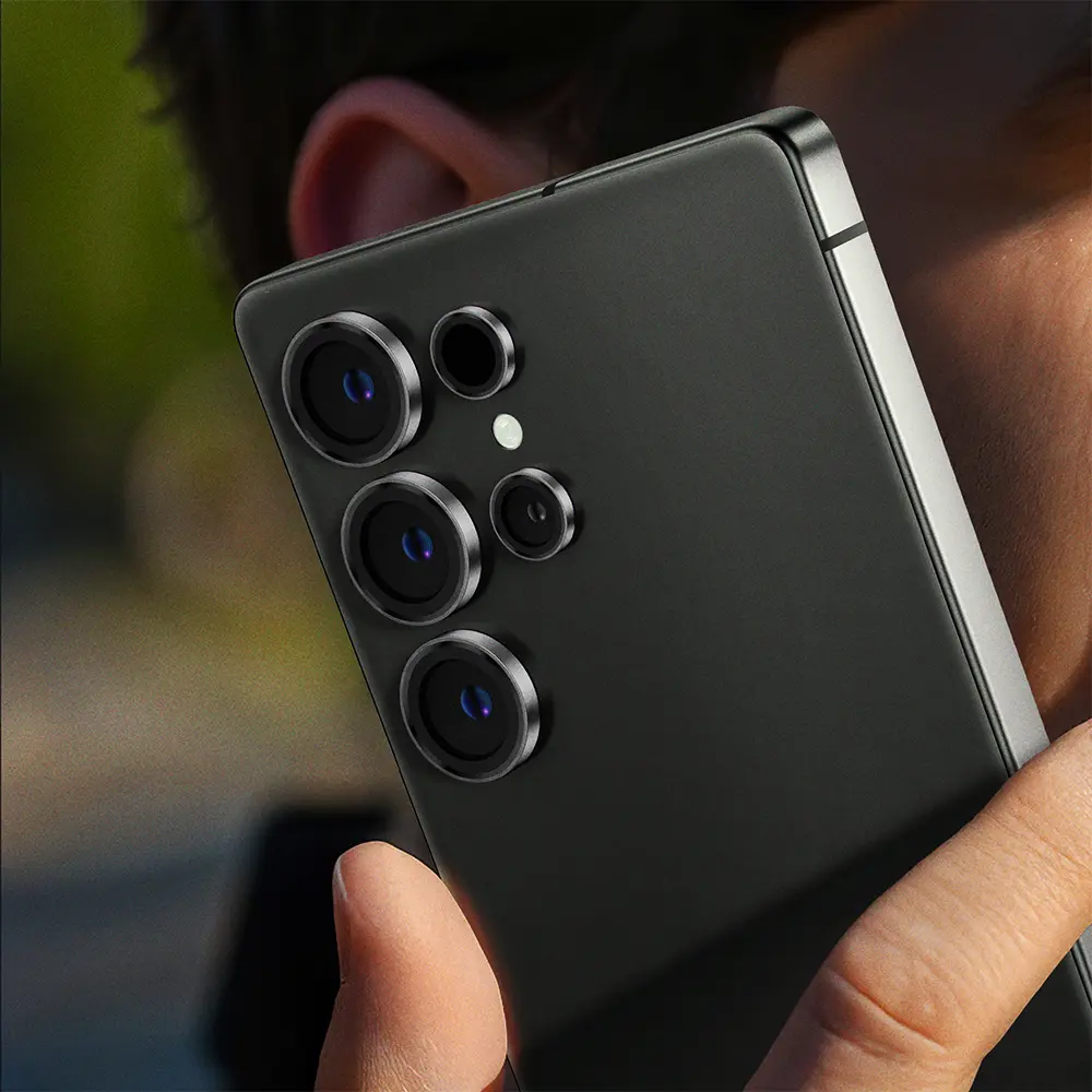Galaxy S25 Ultra Kamera Lens Koruyucu, Safir Kaplamalı - Amazingthing Titan