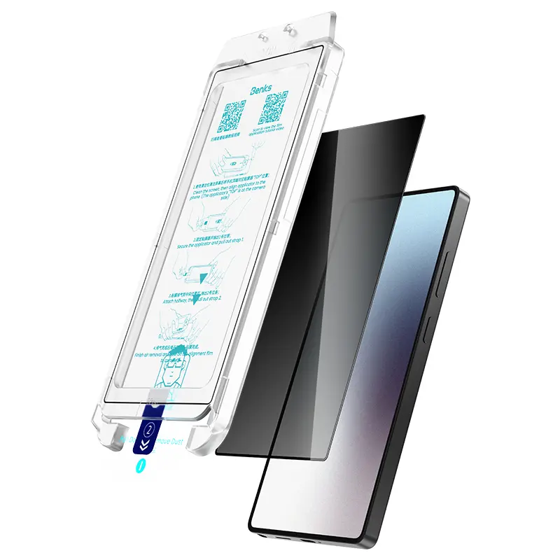 Galaxy S25 Ultra Gizlilik Ekran Koruyucu - Benks Ultra Shield
