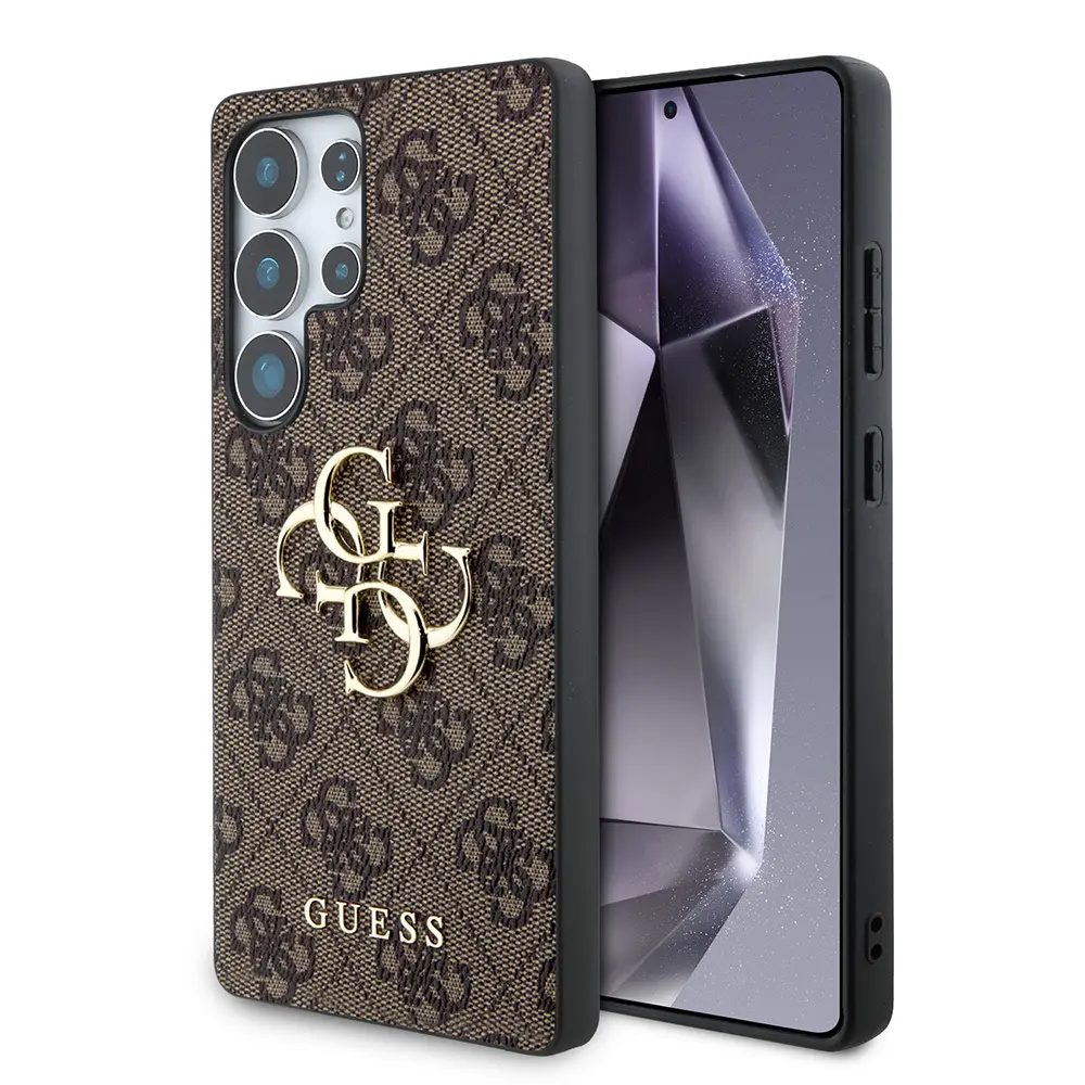 Galaxy S25 Ultra Kılıf, Lisanslı PU Deri 4G Desenli - Guess