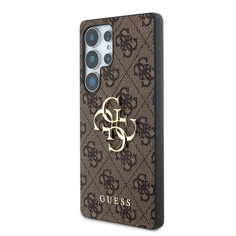 Galaxy S25 Ultra Kılıf, Lisanslı PU Deri 4G Desenli - Guess