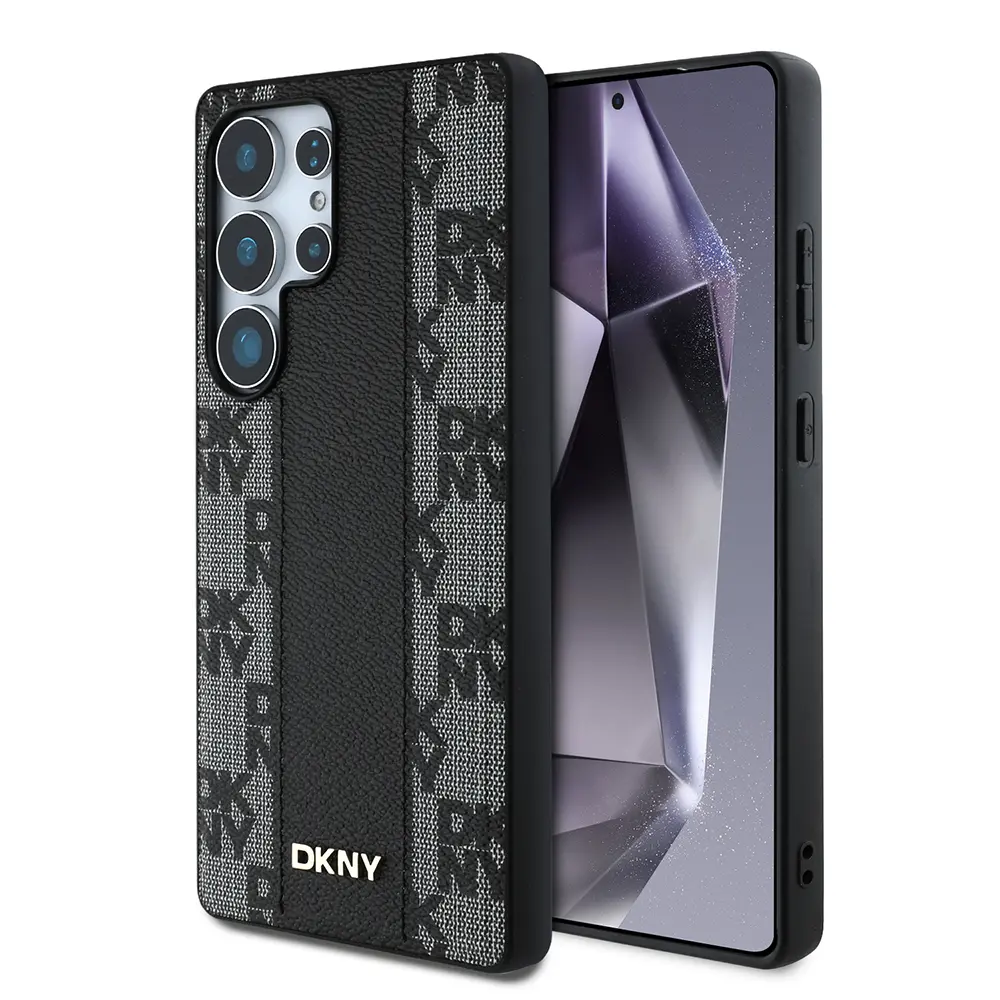 Galaxy S25 Ultra MagSafe Uyumlu 3D Checkered Desenli Kılıf - DKNY