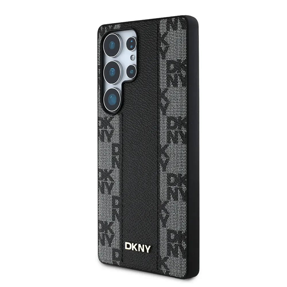 Galaxy S25 Ultra MagSafe Uyumlu 3D Checkered Desenli Kılıf - DKNY