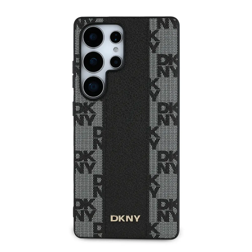 Galaxy S25 Ultra MagSafe Uyumlu 3D Checkered Desenli Kılıf - DKNY