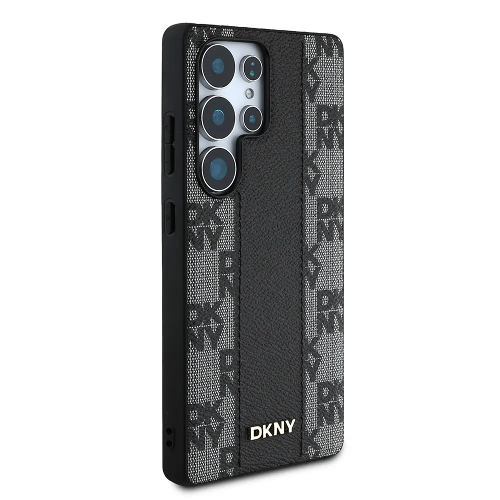 Galaxy S25 Ultra MagSafe Uyumlu 3D Checkered Desenli Kılıf - DKNY