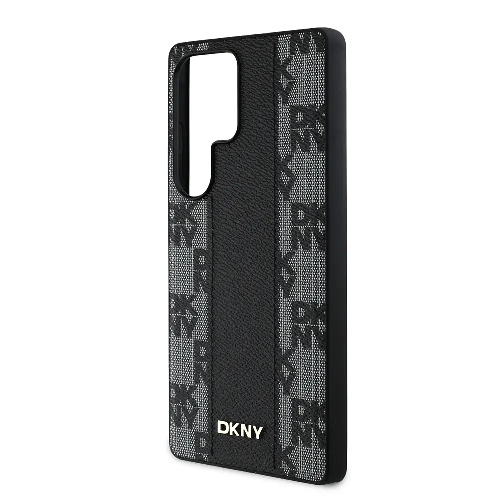 Galaxy S25 Ultra MagSafe Uyumlu 3D Checkered Desenli Kılıf - DKNY
