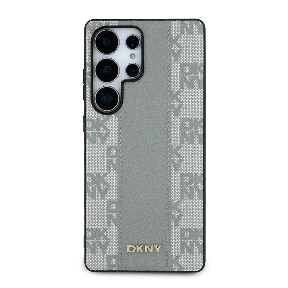Galaxy S25 Ultra MagSafe Uyumlu 3D Checkered Desenli Kılıf - DKNY