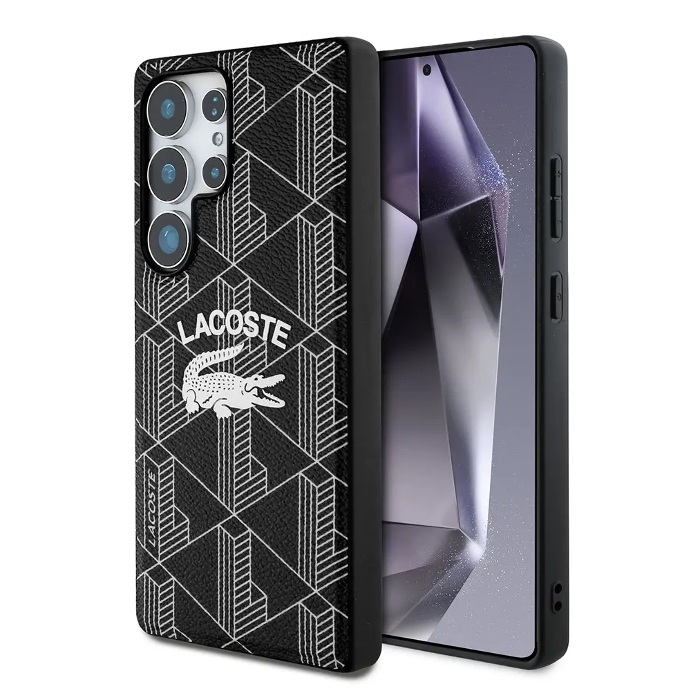 Galaxy S25 Ultra MagSafe Uyumlu Kılıf - Lacoste Mono Vintage Logo