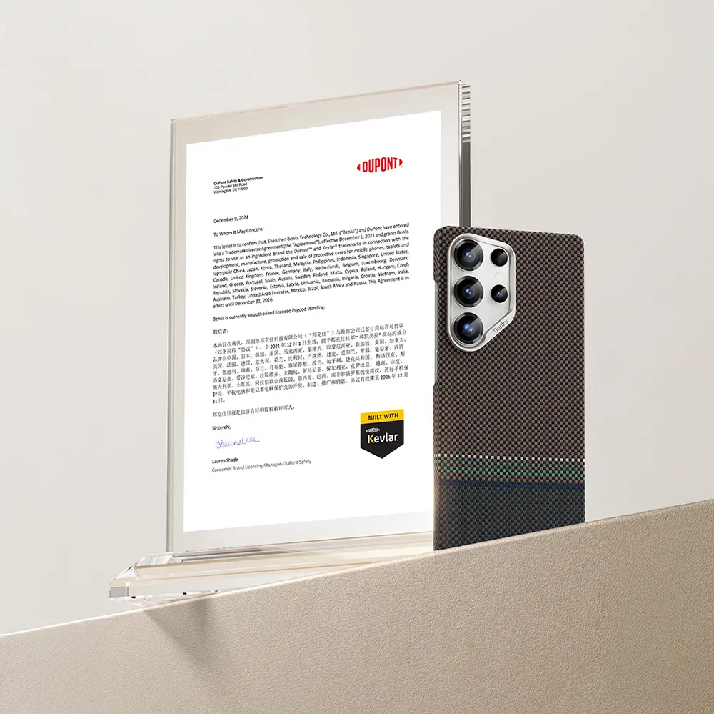 Galaxy S25 Ultra MagSafe Uyumlu Kevlar Kılıf - Benks Prestige ArmorAir