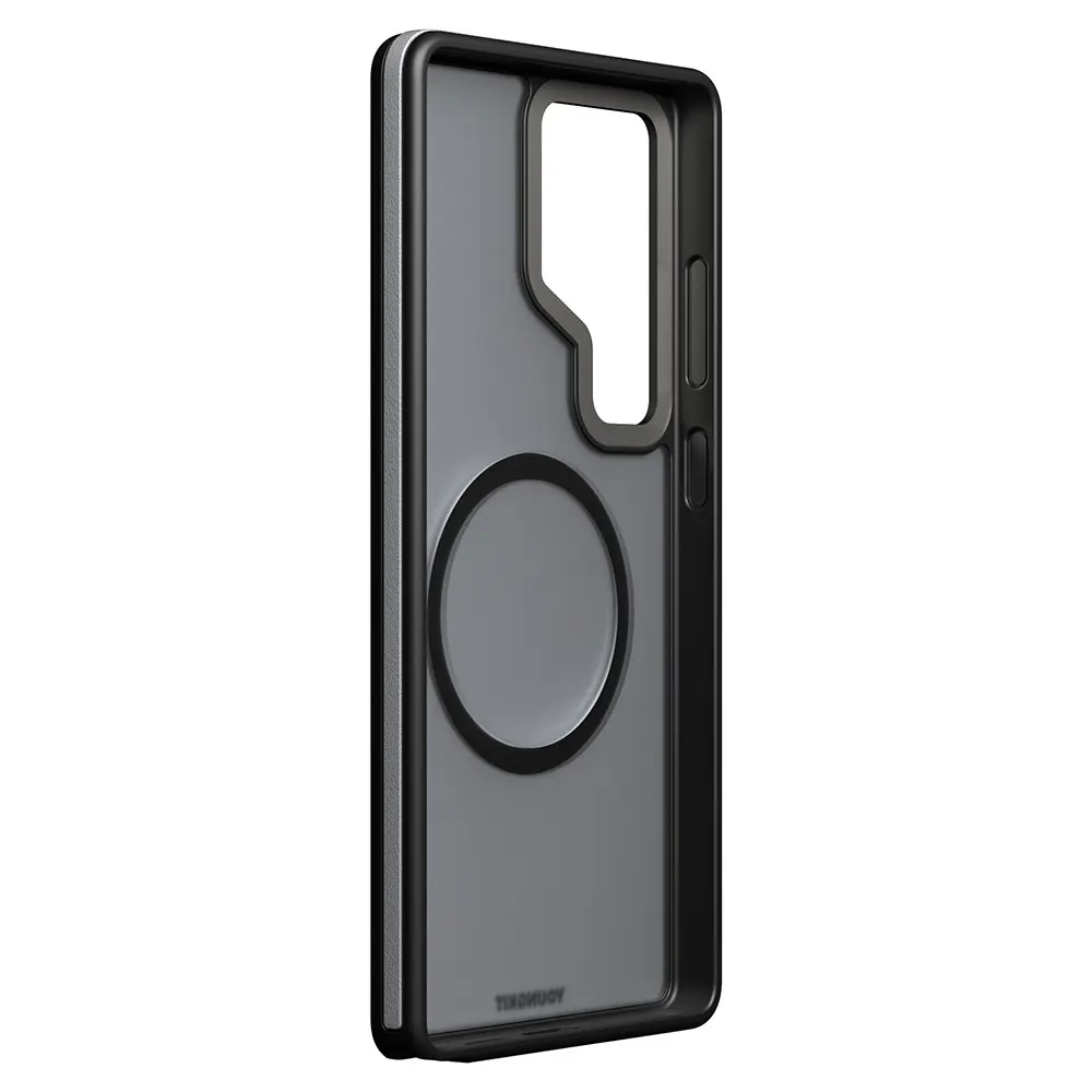 Galaxy S25 Ultra MagSafe Şeffaf Kılıf - Youngkit Rock Sand