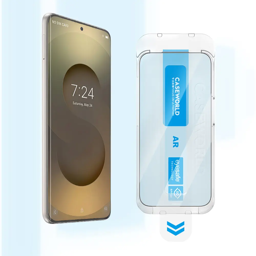Galaxy S26 Temperli Cam Ekran Koruyucu, Uygulama Aparatlı - CaseWorld Applicator