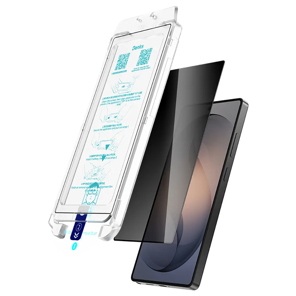 Galaxy S26 Ultra Benks Ultra Shield Privacy Ekran Koruyucu, Uygulama Aparatlı